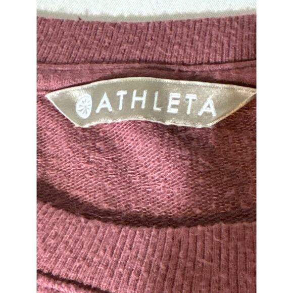 Athleta Sleeveless Criss Cross Sweatshirt Dress Purple/Pink XS - Picture 5 of 9